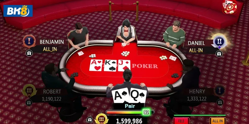 Luật chơi Poker ăn tiền khá dễ hiểu